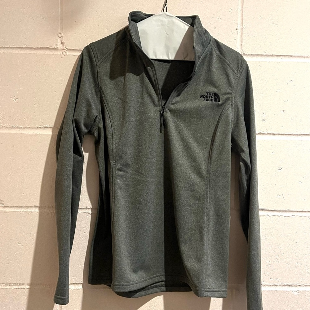 The North Face Gray Quarter-Zip Pullover